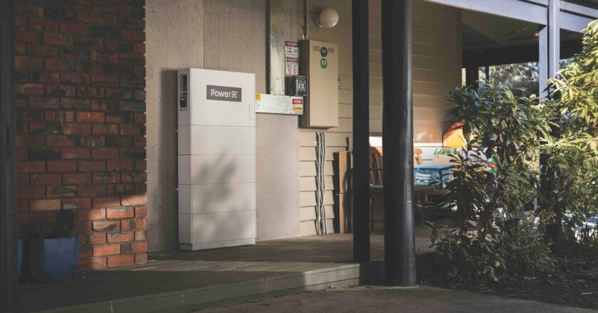 The Whispr battery combines inverter, storage and controls in one streamlined, household-ready unit. Images: PowerPlus.