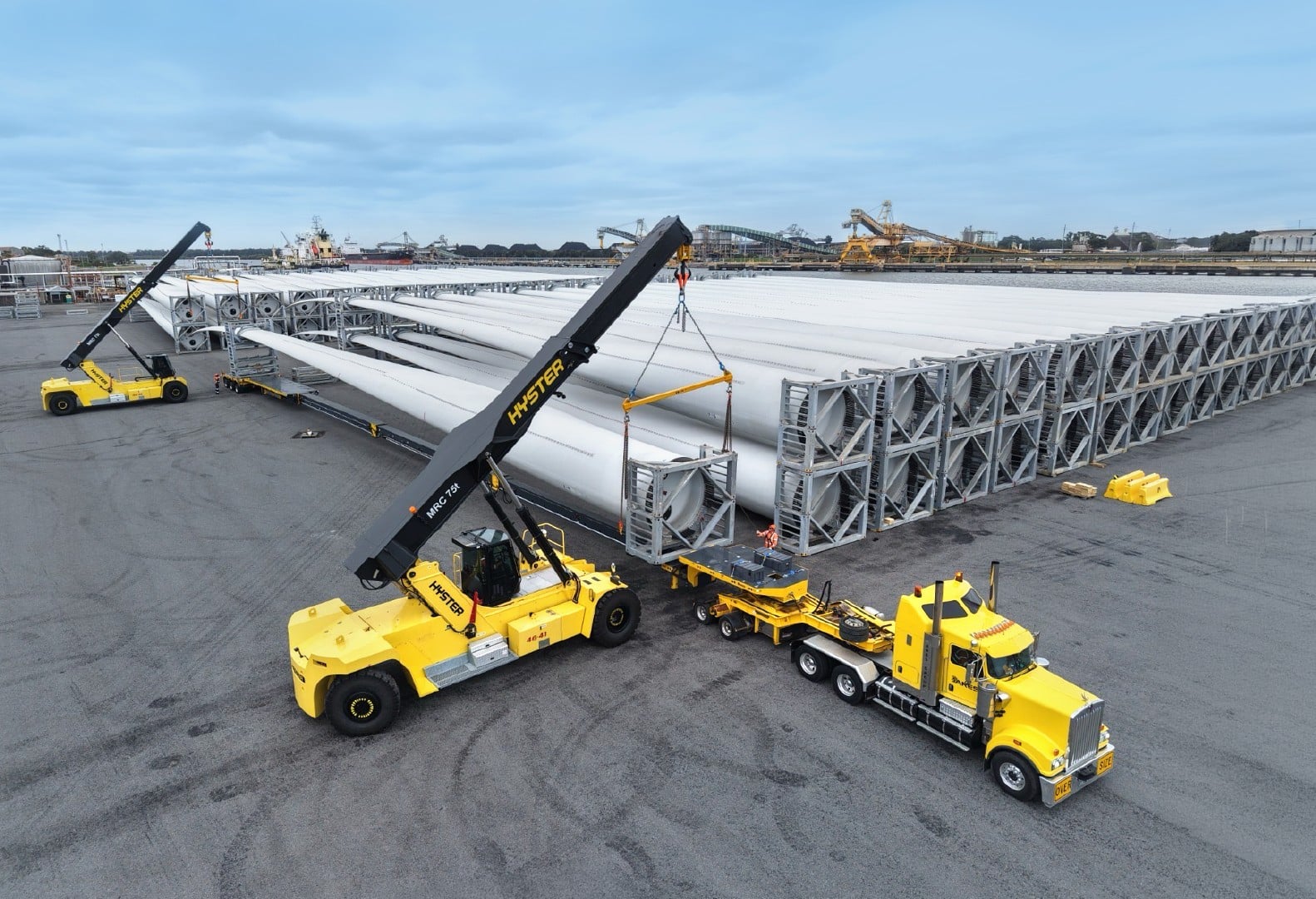 Bigger turbines call for robust logistics